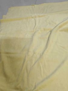Yellow velvet fabric