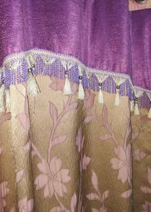Best Quality Like New 7 Pink Flower Print Curtain
