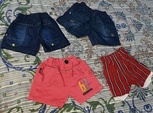 Bundle of 4 Kids Shorts