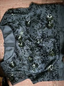 Brand New Beautiful Blouse In Silver Colour