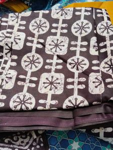 Unique Retro Floral Print Fabric