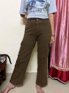 Brown Cargo Pants