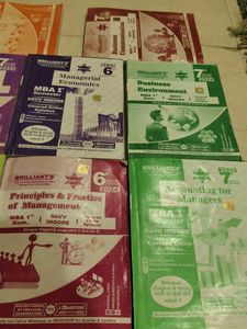 MBA 1st Semester Study Books Set