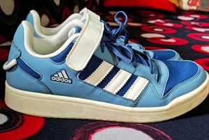 Adidas Blue White Sneakers