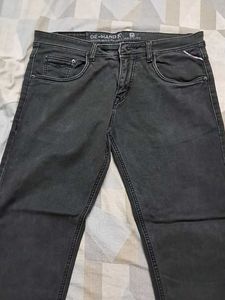 Men's Grey Denim Jeans