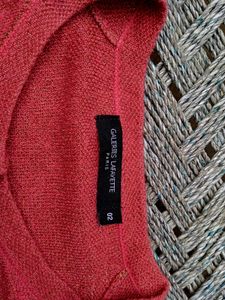 Coral Knit Top