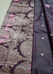 Exquisite Satin Silk Saree