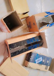 Unused Empty Card Board Boxes In Different Sizes