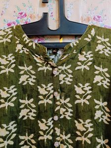 🇳🇿💫🎀Green Printed Kurta