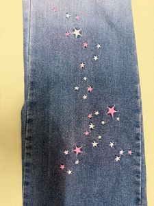 Sparkly Star Flare Jeans