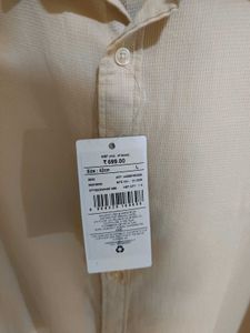 New Shein Brand Mens Full Sleeves Cotton Shirt