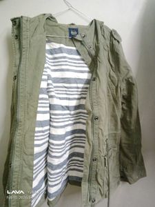 Green Hooded Jacket