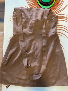 Chic Brown Mini Dress/1 freebie
