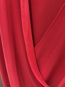 Zara Red Wrap Top