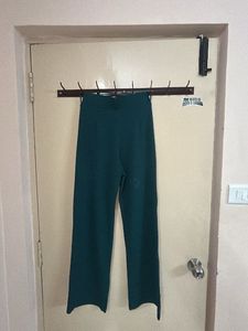 Teal Wide Leg Trousers