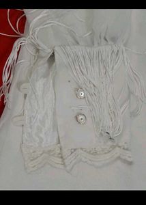 White Embellished Kurti
