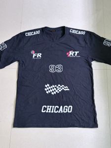 Black "Chicago" Racing Team T-Shirt