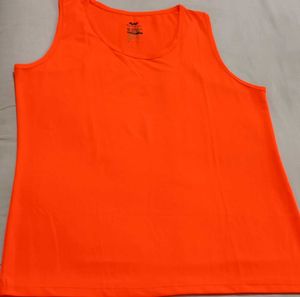 Bright Orange Athletic T Shirt