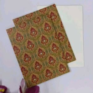 Handmade Greeting Card-cum-Money Envelope (Pair)