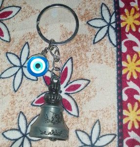 Evil Eye Bell Keychain
