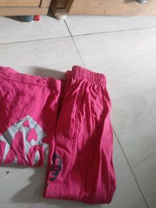 Pink 'Choose Love' Graphic T-Shirt kids set