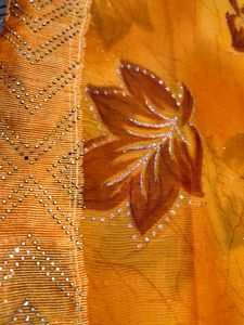 💫ORANGE COLOURED SAREE 💫