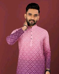 Stylish Men's Ombre purple Kurta