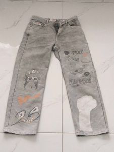 The indian Garage CO.Graffiti Art jeans