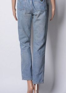 MOSCHINO Light Wash Mom Jeans