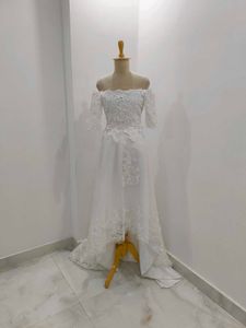 Elegant Off-Shoulder gown