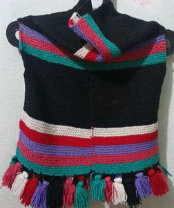 Boho Knitted Vest with Tassels