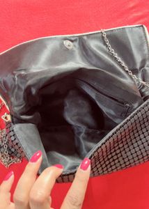 Stylish Mesh Clutch Bag