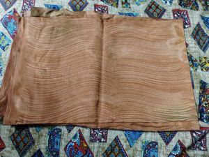 Elegant Brown Saree with Abstract Print