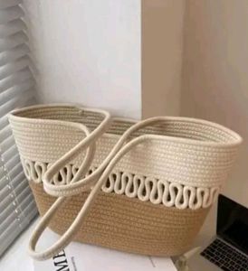 Stylish Rope Tote Bag
