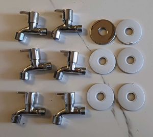 Stainless Steel Tap Set with Accessories