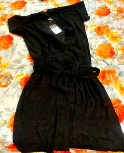 New Bathrobe , Classy Bathrobe Black Color