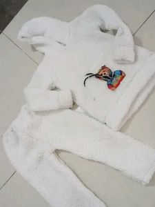 Cozy White Teddy Bear Plush Set
