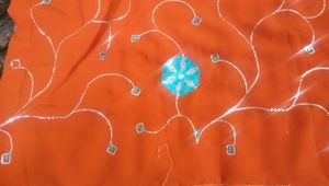 Georgette Sequence Saree