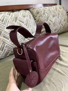 Theatre Burgundy Satchel Bag.