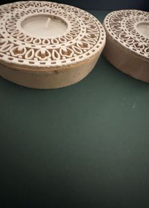 🆕Eco fynd Round Wood Block Stamps (Pack of 2)