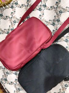Chic Red &amp; Black Crossbody Bags