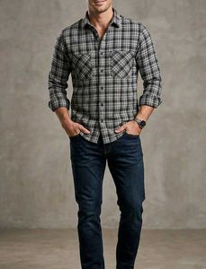 thick flannel  shirt