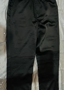 Black Satin Pants