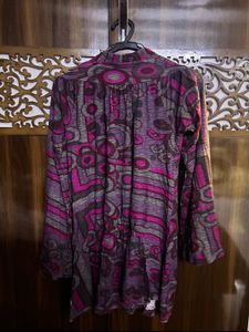 Combo 2 Abstract Tops - Blue &amp; Purple