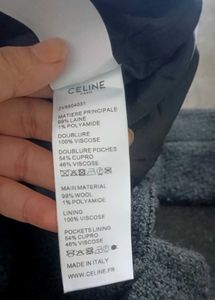Authentic Celine Tweed Chasseur Jacket