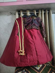 Maroon Lehenga Choli Set