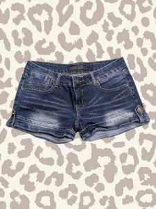 Y2K Low Rise Micro Mini Denim Shorts