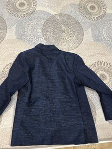 Men's Blue Ethnic Jacket