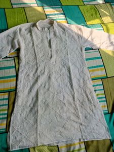 White Cotton Kurta