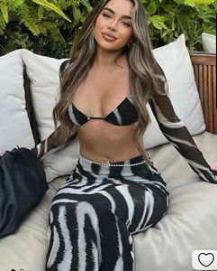 Stylish Zebra Print Co-ord Set